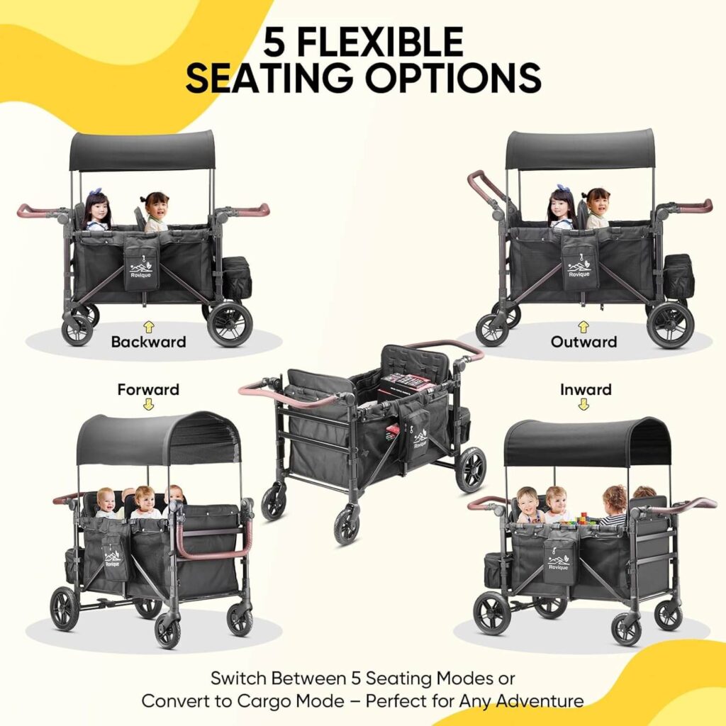 Rovique stroller wagon - Seating Layout and Space